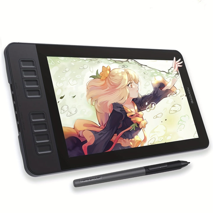 Gaomon PD1161 116inch Graphics Drawing Tablet with Screen Digital Art Tablet with BatteryFree Stylus Tilt Support 8 Shortcut Keys for Design Animation Photo Editing Work with Mac Windows PC